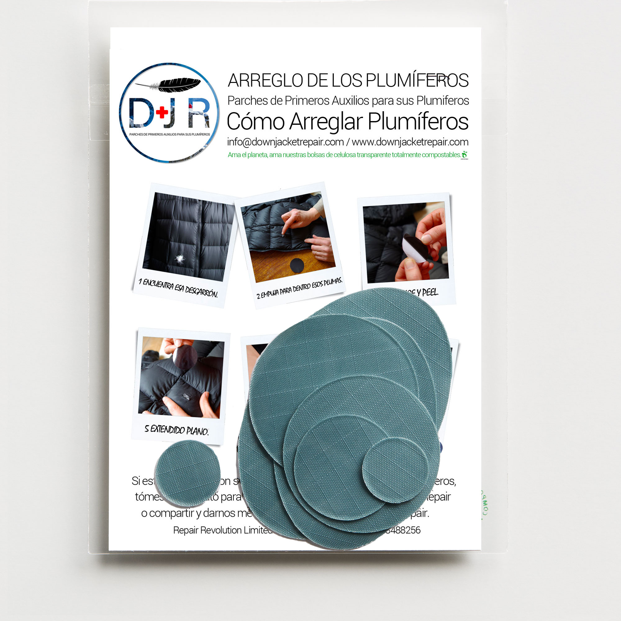 Kits de Parches Autoadhesivos para la Reparación de Plumíferos – Arreglo de  los Plumiferos